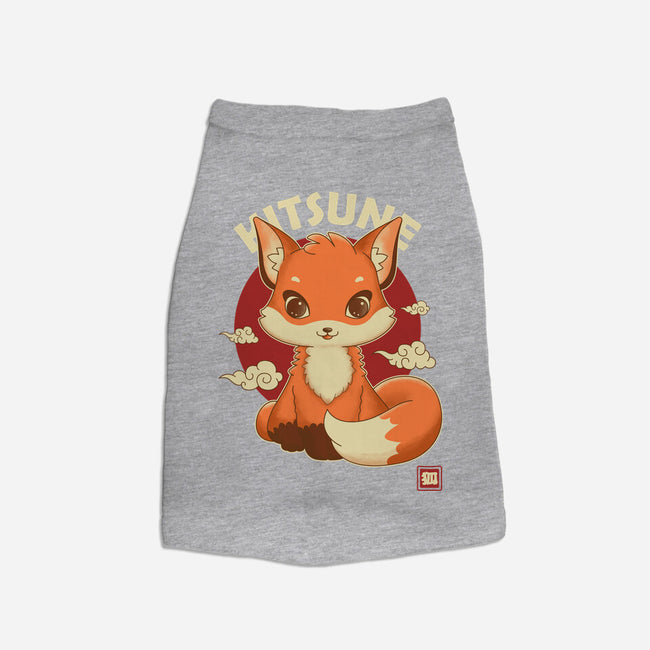 Kawaii Kitsune-dog basic pet tank-retrodivision