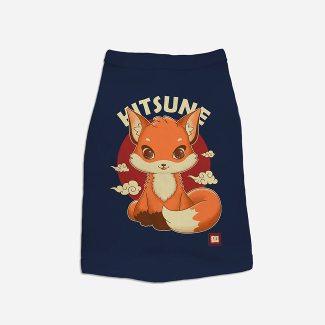 Kawaii Kitsune-dog basic pet tank-retrodivision