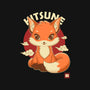 Kawaii Kitsune-none memory foam bath mat-retrodivision