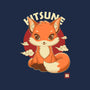 Kawaii Kitsune-none removable cover w insert throw pillow-retrodivision