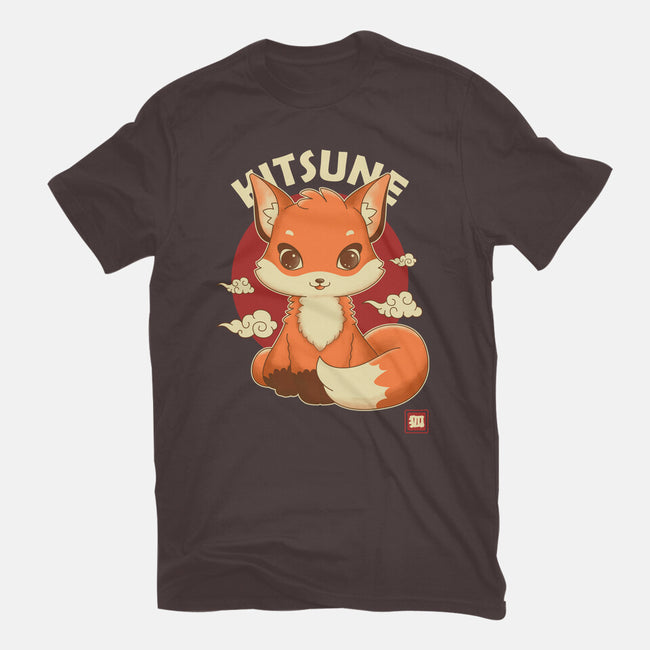 Kawaii Kitsune-womens basic tee-retrodivision