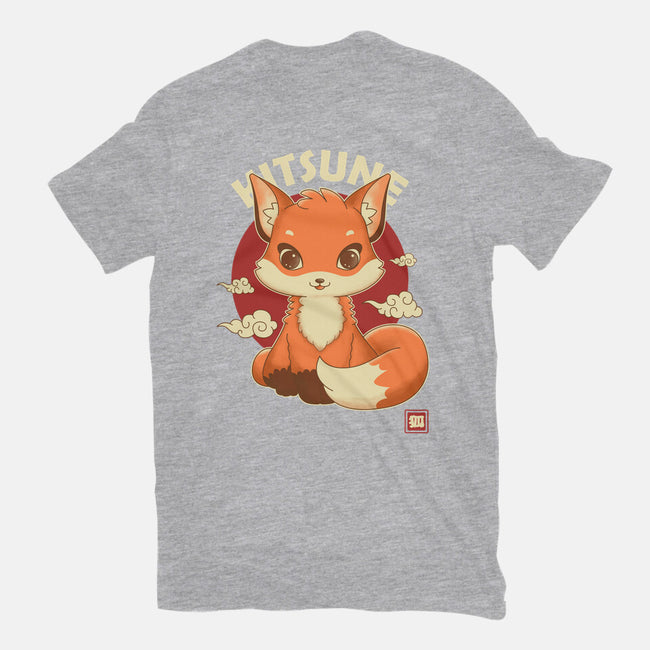 Kawaii Kitsune-womens basic tee-retrodivision