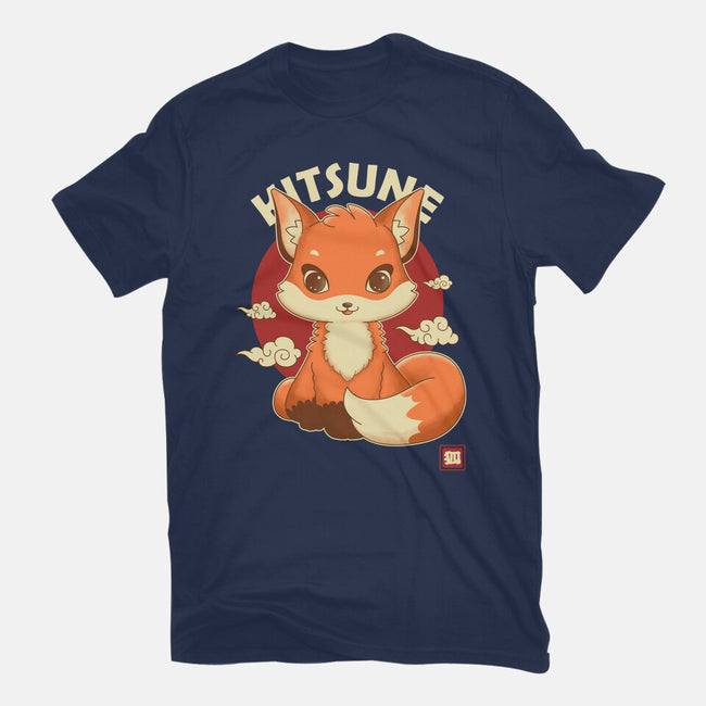 Kawaii Kitsune-unisex basic tee-retrodivision