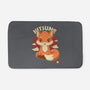 Kawaii Kitsune-none memory foam bath mat-retrodivision