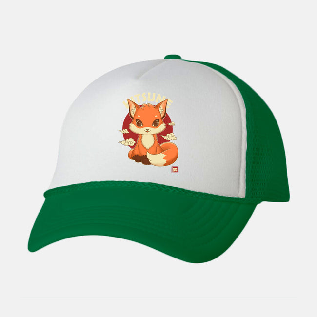 Kawaii Kitsune-unisex trucker hat-retrodivision