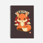 Kawaii Kitsune-none dot grid notebook-retrodivision