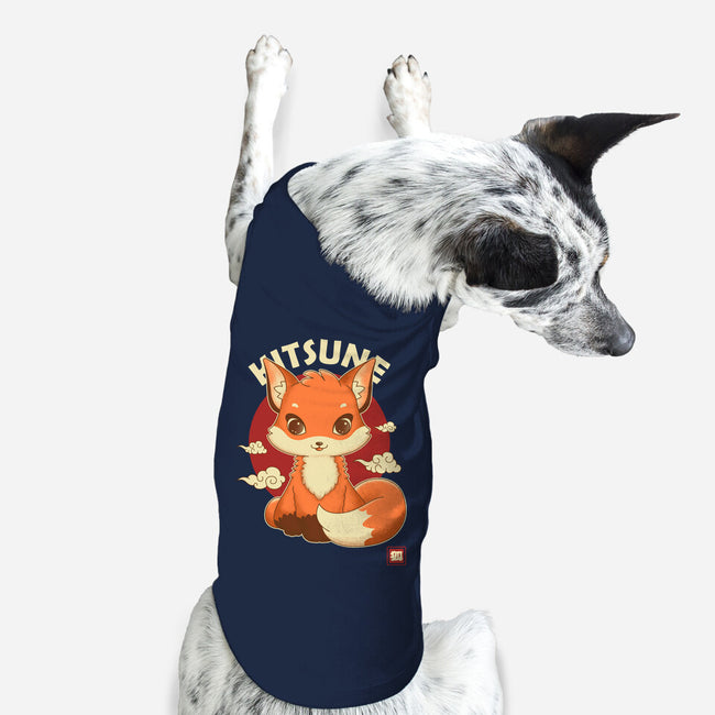 Kawaii Kitsune-dog basic pet tank-retrodivision