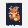 Kawaii Kitsune-none polyester shower curtain-retrodivision