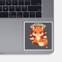 Kawaii Kitsune-none glossy sticker-retrodivision