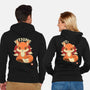 Kawaii Kitsune-unisex zip-up sweatshirt-retrodivision