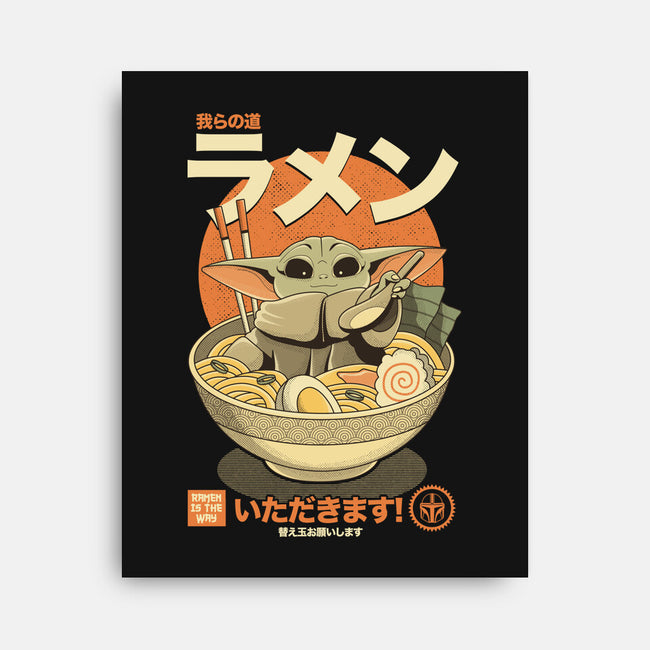 Ramen Is The Way-none stretched canvas-retrodivision