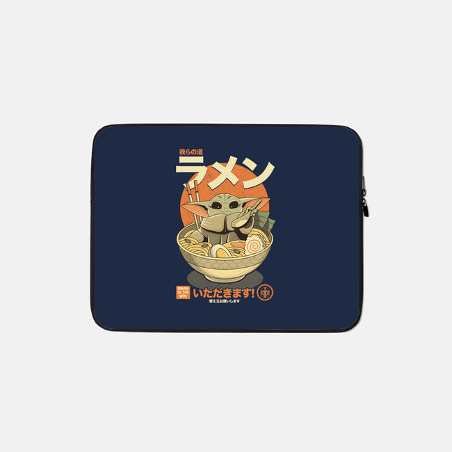 Ramen Is The Way-none zippered laptop sleeve-retrodivision