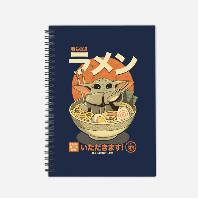 Ramen Is The Way-none dot grid notebook-retrodivision