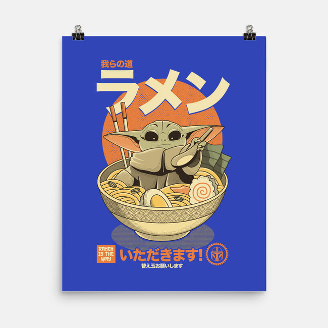 Ramen Is The Way-none matte poster-retrodivision