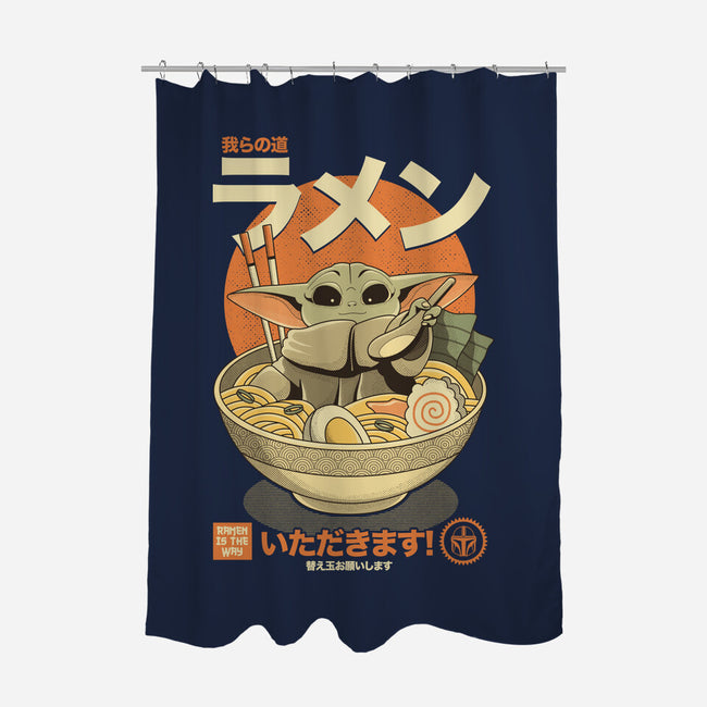 Ramen Is The Way-none polyester shower curtain-retrodivision