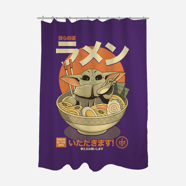Ramen Is The Way-none polyester shower curtain-retrodivision