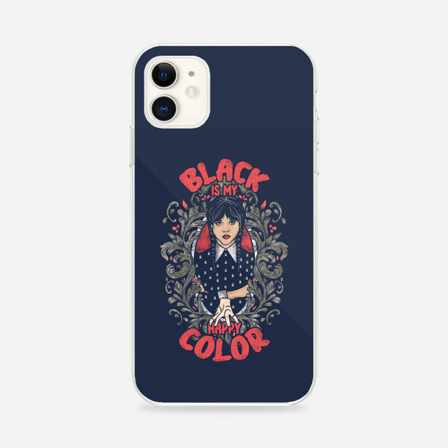 Black Is My Happy Color-iphone snap phone case-turborat14