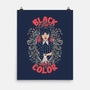 Black Is My Happy Color-none matte poster-turborat14