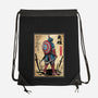 Captain Samurai-none drawstring bag-DrMonekers