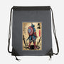 Captain Samurai-none drawstring bag-DrMonekers