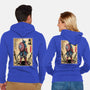 Captain Samurai-unisex zip-up sweatshirt-DrMonekers