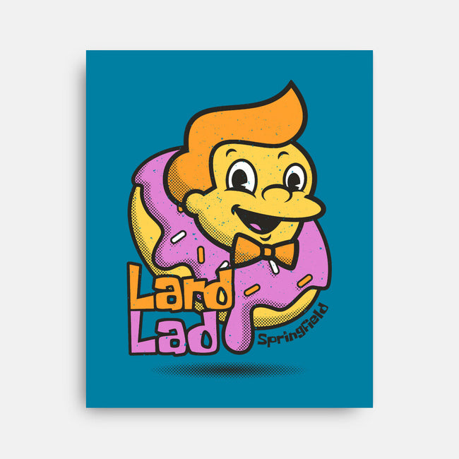 Lard Lad-none stretched canvas-se7te