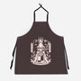 Freya Dragon Knight-unisex kitchen apron-Alundrart