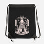 Freya Dragon Knight-none drawstring bag-Alundrart
