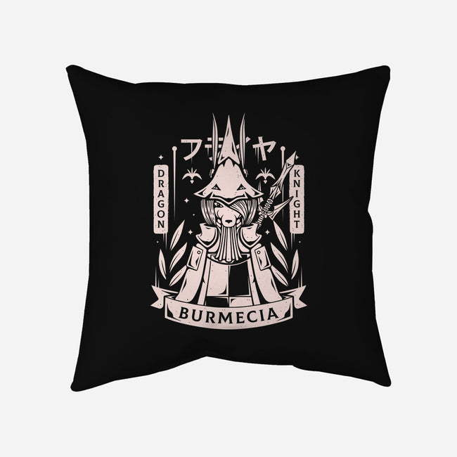 Freya Dragon Knight-none removable cover w insert throw pillow-Alundrart