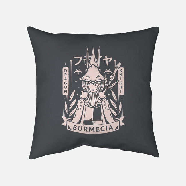 Freya Dragon Knight-none removable cover w insert throw pillow-Alundrart