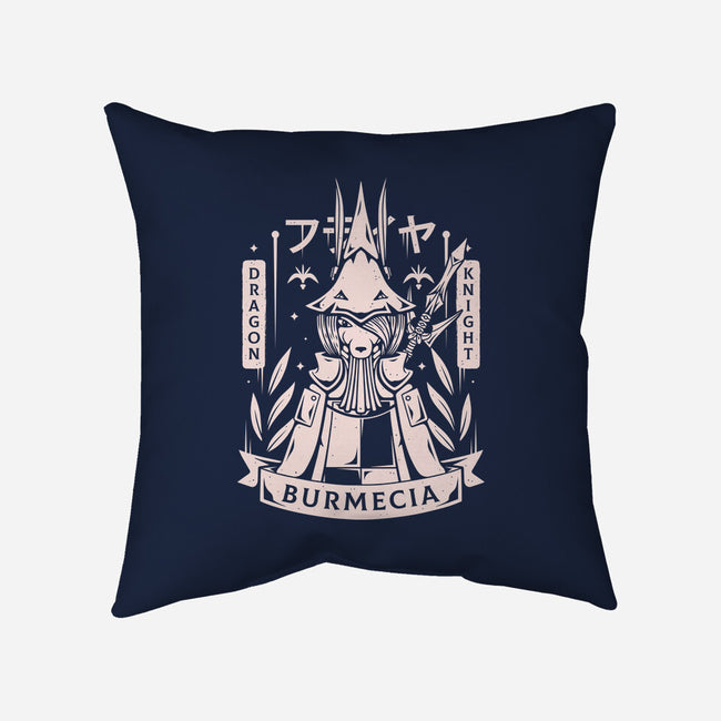 Freya Dragon Knight-none removable cover w insert throw pillow-Alundrart