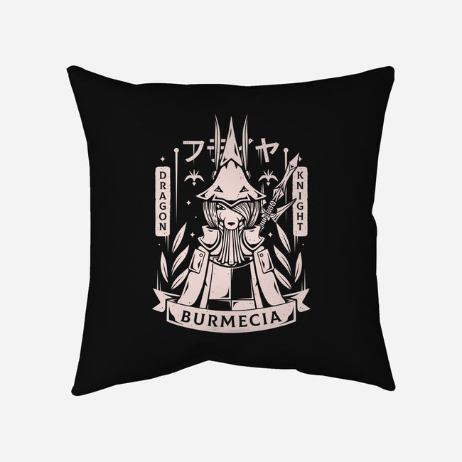 Freya Dragon Knight-none removable cover throw pillow-Alundrart