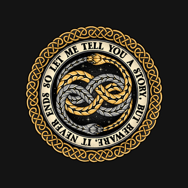 Never Ending Emblem-womens basic tee-momma_gorilla