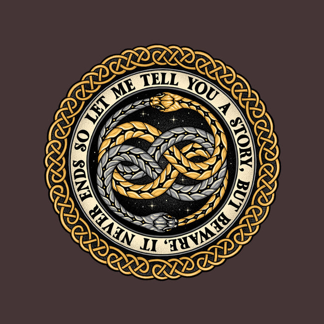 Never Ending Emblem-none removable cover w insert throw pillow-momma_gorilla