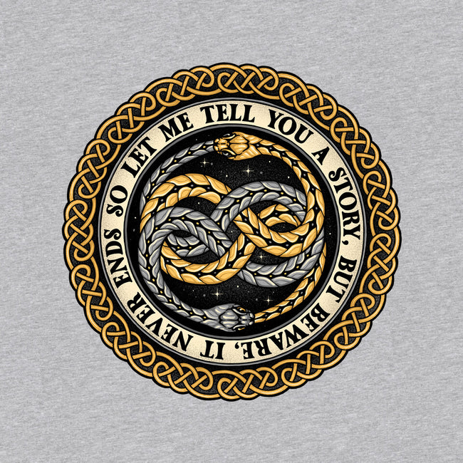 Never Ending Emblem-womens basic tee-momma_gorilla