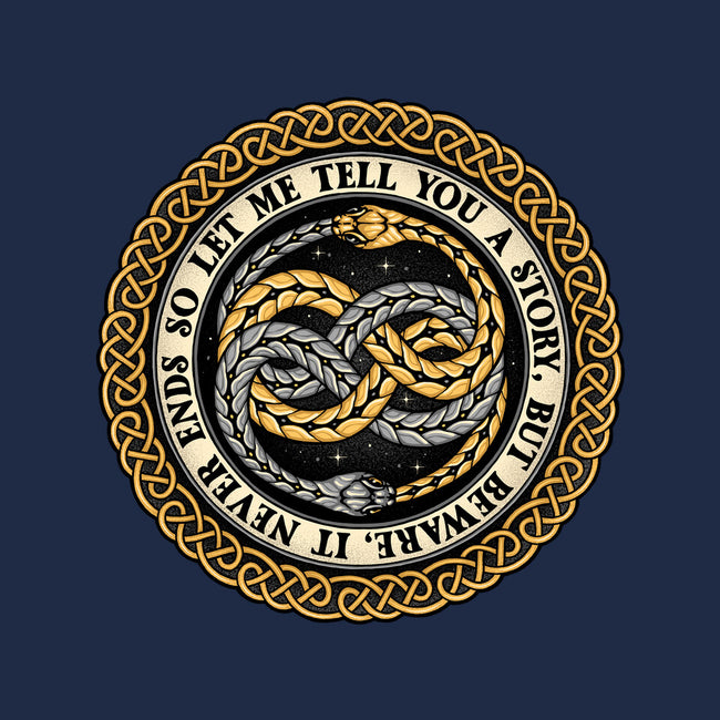 Never Ending Emblem-womens basic tee-momma_gorilla