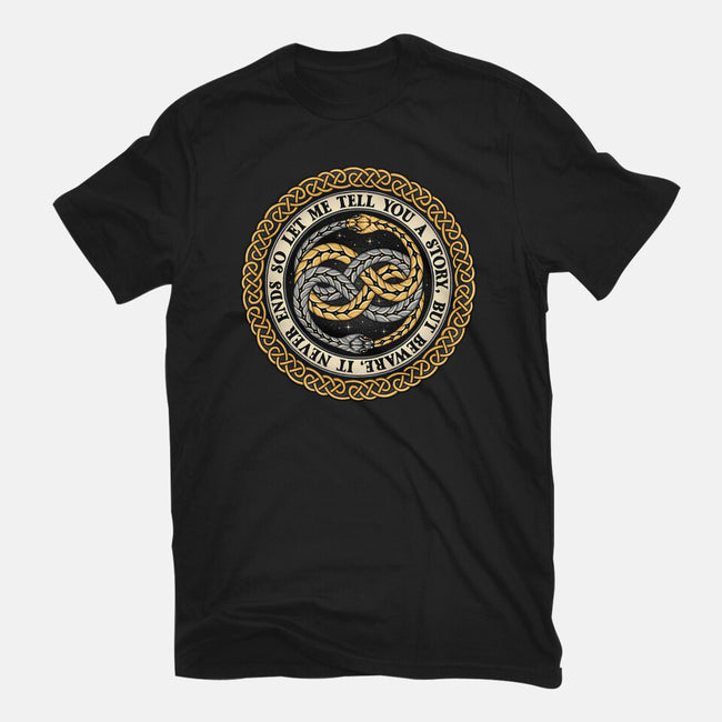 Never Ending Emblem-unisex basic tee-momma_gorilla