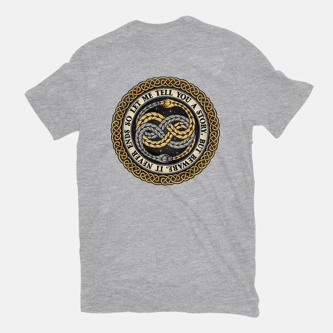 Never Ending Emblem-unisex basic tee-momma_gorilla