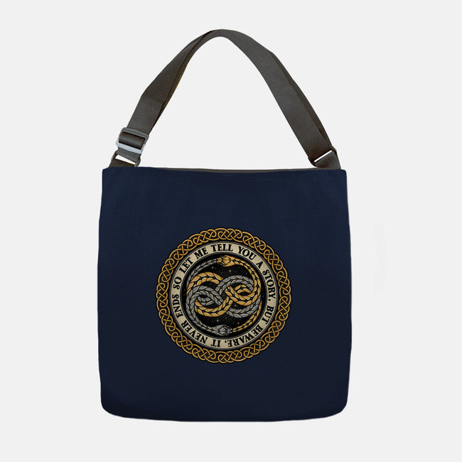 Never Ending Emblem-none adjustable tote bag-momma_gorilla