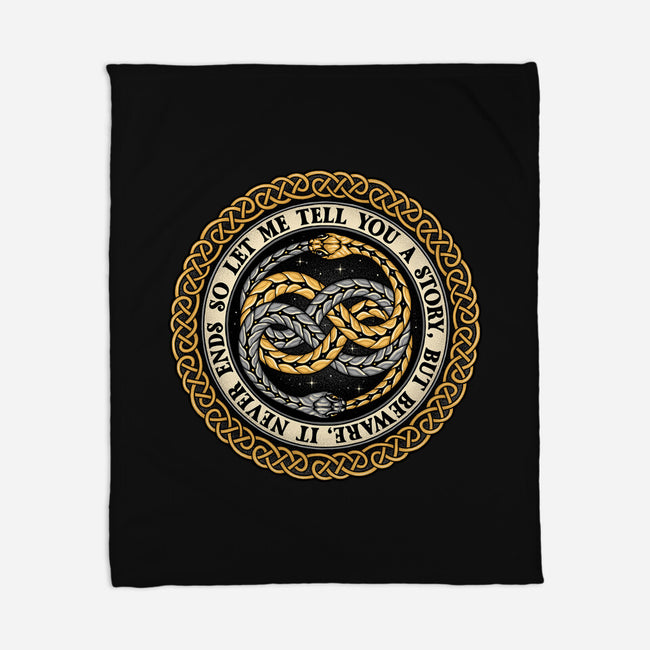 Never Ending Emblem-none fleece blanket-momma_gorilla