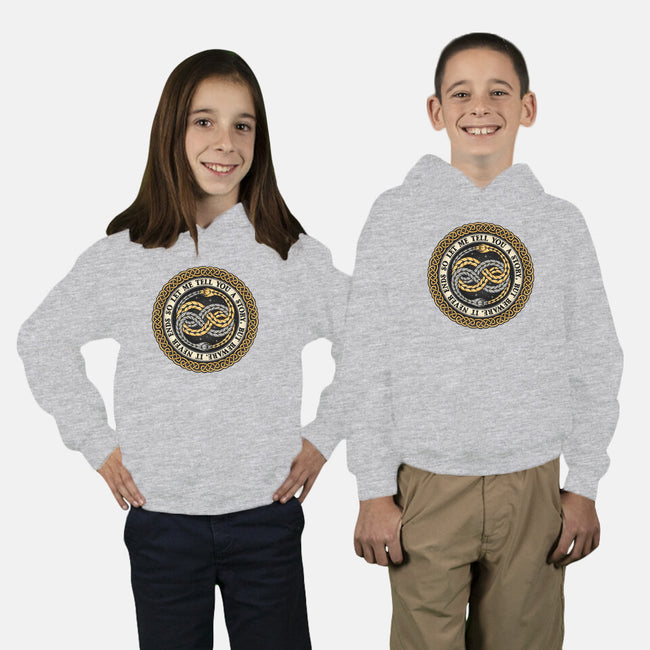 Never Ending Emblem-youth pullover sweatshirt-momma_gorilla