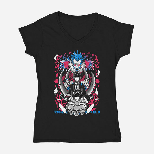 Game Of Deaths-womens v-neck tee-constantine2454
