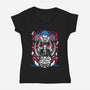 Game Of Deaths-womens v-neck tee-constantine2454