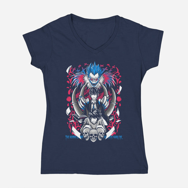 Game Of Deaths-womens v-neck tee-constantine2454