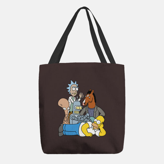 The Breakfast Drinkers-none basic tote bag-Barbadifuoco