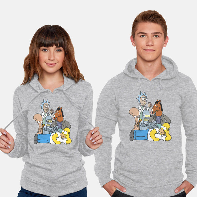 The Breakfast Drinkers-unisex pullover sweatshirt-Barbadifuoco