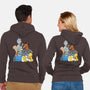 The Breakfast Drinkers-unisex zip-up sweatshirt-Barbadifuoco