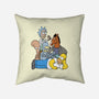 The Breakfast Drinkers-none removable cover w insert throw pillow-Barbadifuoco