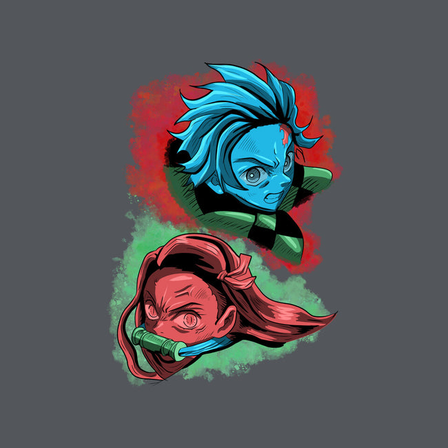 The Demon And The Slayer-womens v-neck tee-nickzzarto