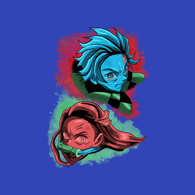 The Demon And The Slayer-mens heavyweight tee-nickzzarto